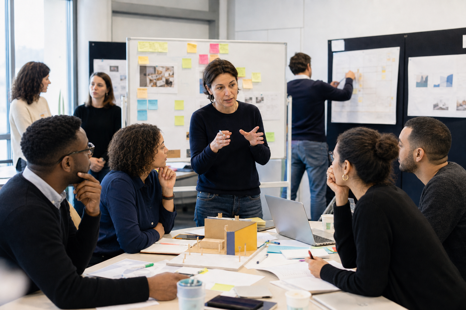 Des professionnels et chercheurs participent à un atelier d’expérimentation